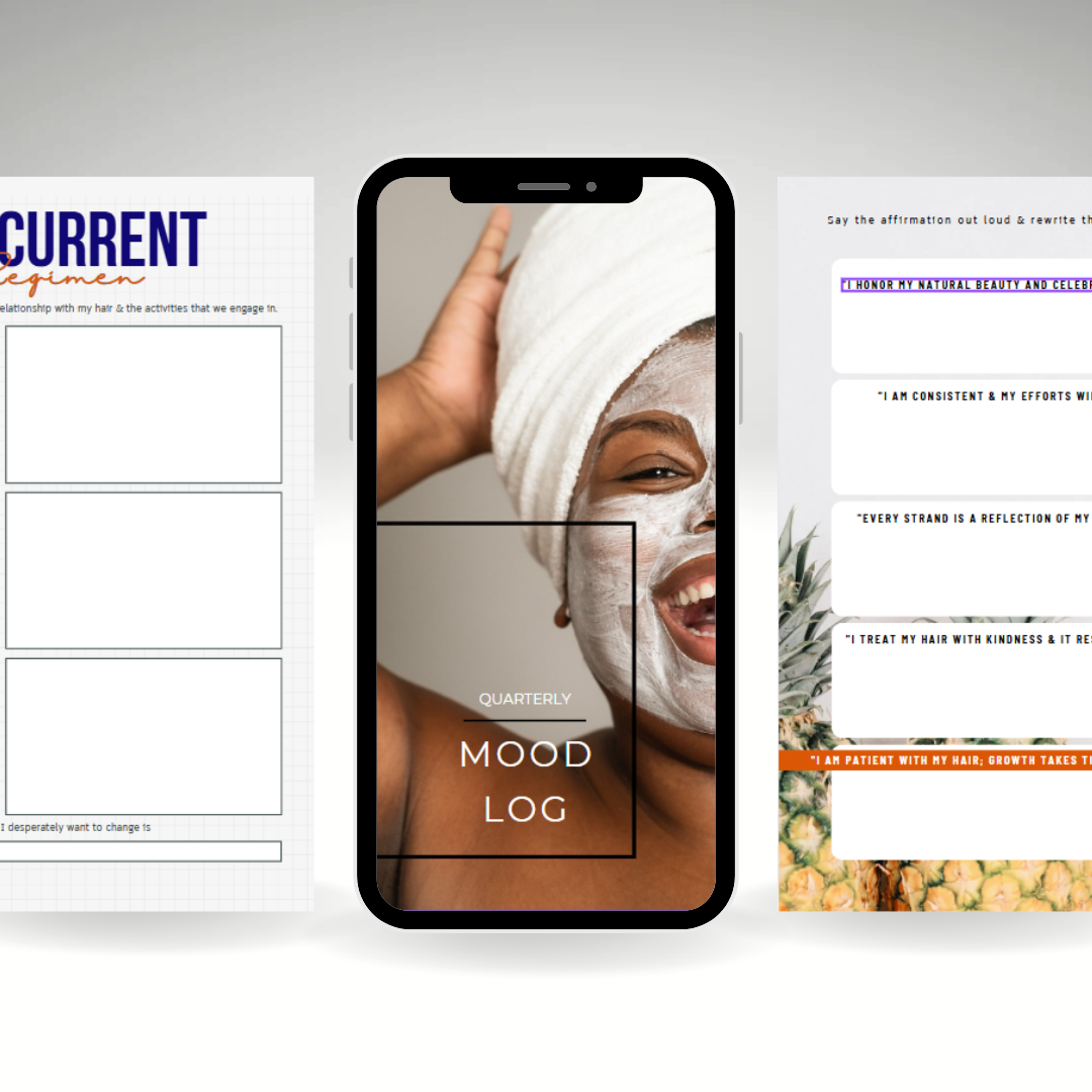 6-Month Natural Hair Growth Planner (Digital Download)