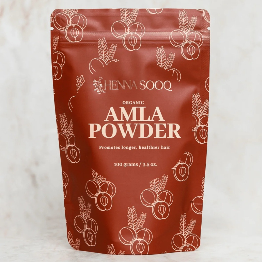 Amla Powder in Packaging – Henna Sooq Hair Care