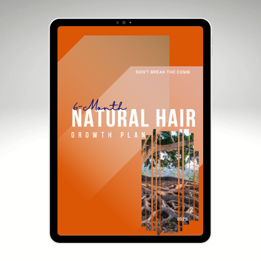 6-Month Natural Hair Growth Planner (Digital Download)