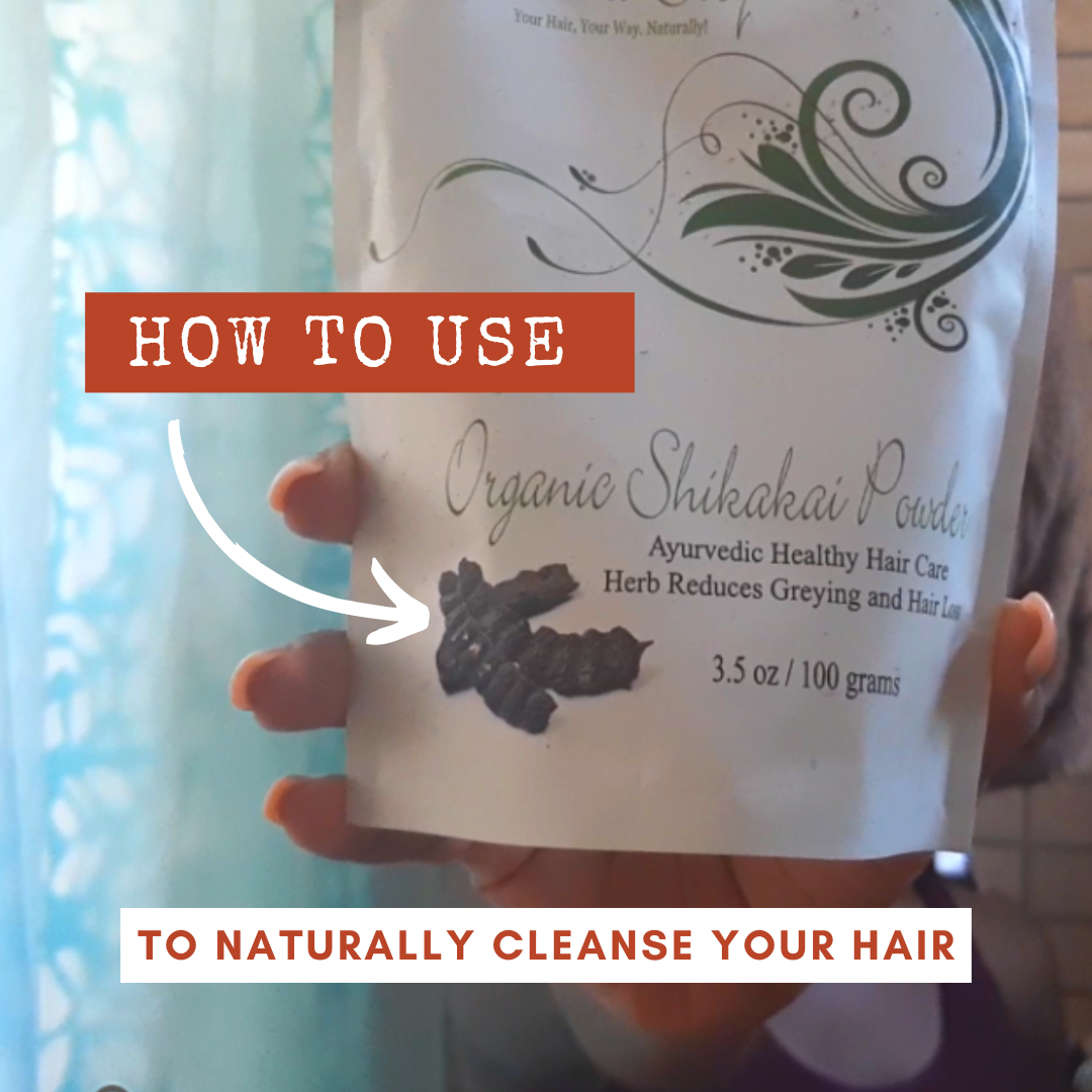 Load video: How to Use Shikakai Powder to Naturally Cleanse Your Hair