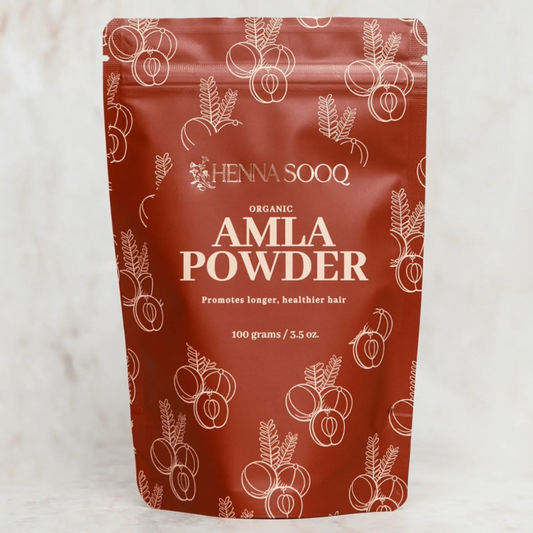 Amla Powder in Packaging – Henna Sooq Hair Care